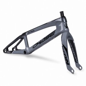 Chase ACT 2.0 Carbon BMX Race Frame + Fork | Silver / Black / White