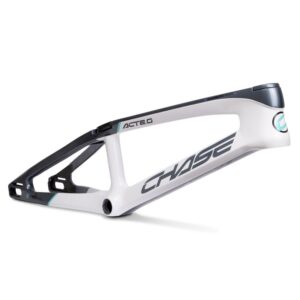 Chase ACT 2.0 Carbon BMX Race Frame | White / Silver / Teal