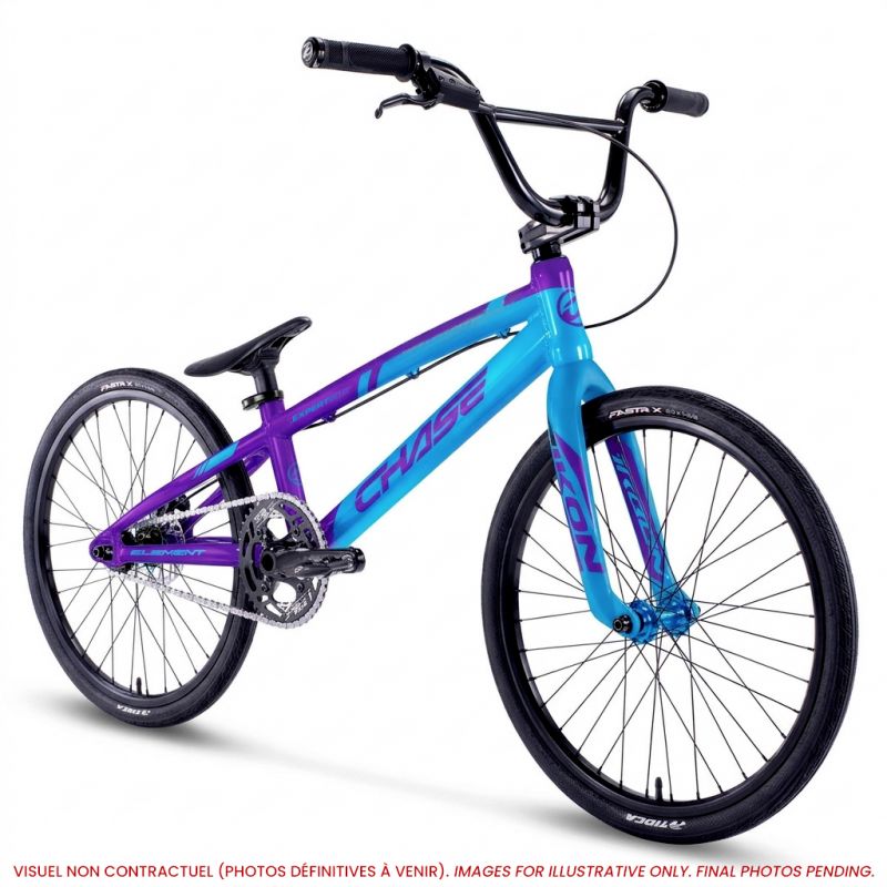 Chase Element BMX Bike 2027 | Purple / Light Blue - Afbeelding 4