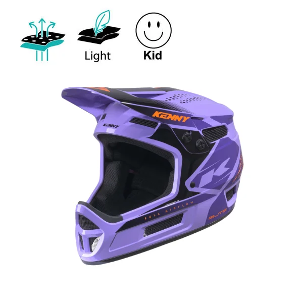 Kenny Elite BMX Helmet Graphic + Purple