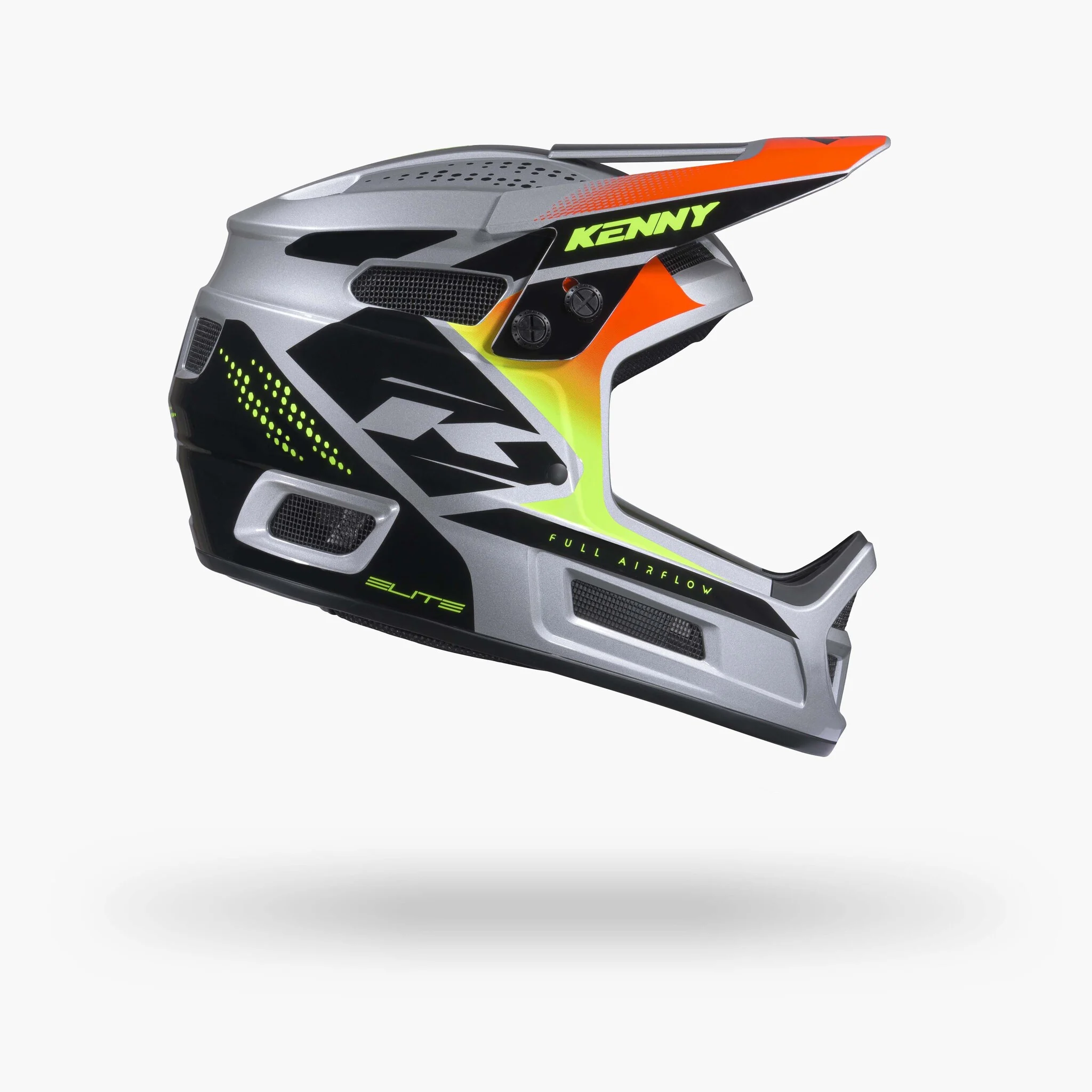 Kenny Elite BMX Helmet Graphic + Silver - Afbeelding 2
