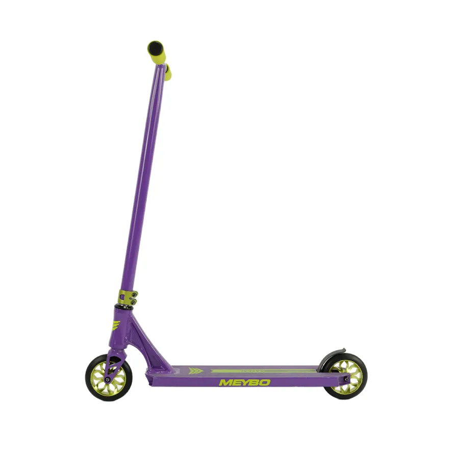 Meybo Rascal Stunt Scooter 120mm Purple/Neon Yellow - Afbeelding 2