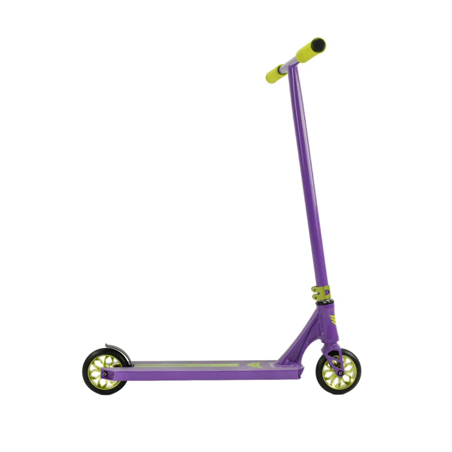 Meybo Rascal Stunt Scooter 120mm Purple/Neon Yellow - Afbeelding 5