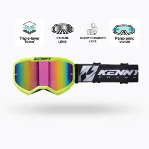 Kenny Track Kombat + Goggles Neon Yellow