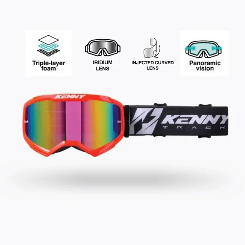 Kenny Track Kombat + Goggles Red