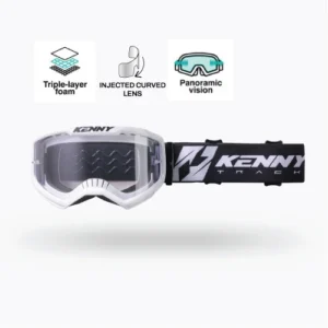 Kenny Track Kombat Goggles White